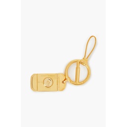 Gold-plated keychain
