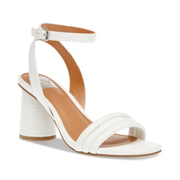 Womens Fleck Two-Piece Ankle-Strap City Sandals