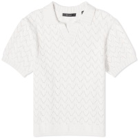 Daily Paper Yinka Relaxed Short Sleeve Polo White
