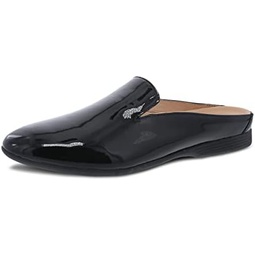Dansko Lexie Slip-On Mules for Women  Comfortable Flat Shoes with Arch Support  Versatile Casual to Dressy Footwear  Lightweight Rubber Outsole