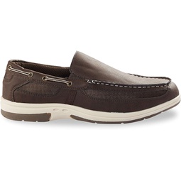 Deer Stags Bowen Slip-On Boat Shoes, Brown, 13 W