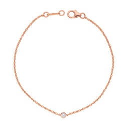 0.50 carat diamond chain bracelet