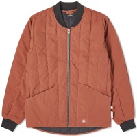 Dickies Premium Collection Quilted Jacket Mahogany