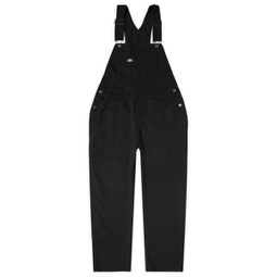 Dickies Duck Canvas Classic Bib Overall Stone Washed Black