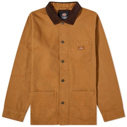 Dickies Duck Canvas Chore Jacket Stone Washed Brown Duck