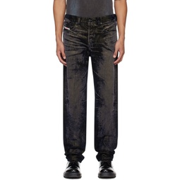Black & Gold D-Macs-S Jeans 241001M186005