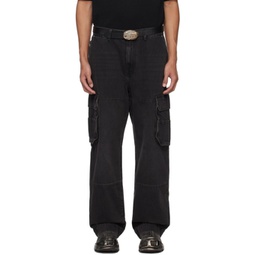 Black D-Fish Jeans 241001M186008
