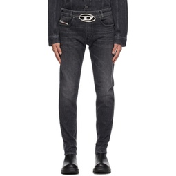 Black D-Strukt Jeans 232001M186015