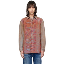 Red D-Simply-Over Shirt 241001M192008