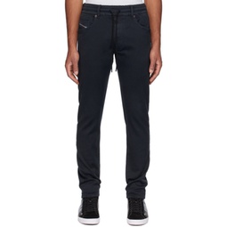 Navy Krooley Trousers 232001M186036