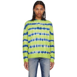 Blue & Green K-Ro Sweater 232001M201005