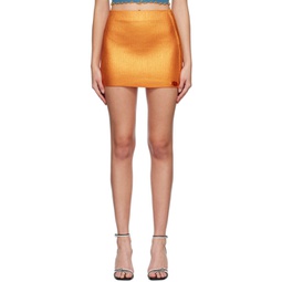 Orange M-Argette Miniskirt 222001F090007