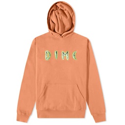 Dime Classic Small Logo Hoodie Coral