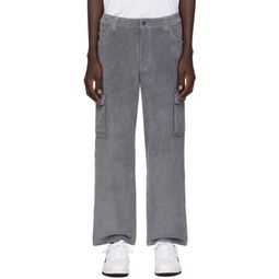 Gray Relaxed Cargo Pants 241841M188002