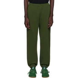 Green Classic Sweatpants 241841M190002