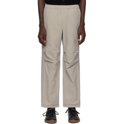 Gray Relaxed Trousers 241841M191007