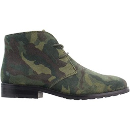 Dingo Mens Opie Camo Lace Up Casual Boots Ankle - Green