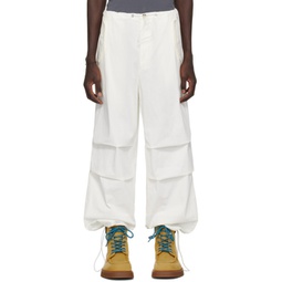 Off White Toggle Trousers 241417M191012