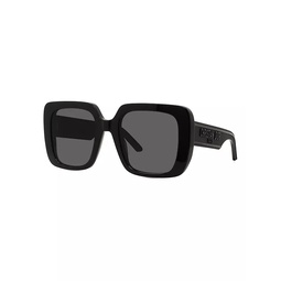 WilDior S3U 55MM Geometric Sunglasses