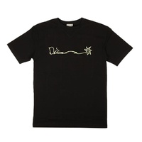 black x cactus jack embroidered t-shirt