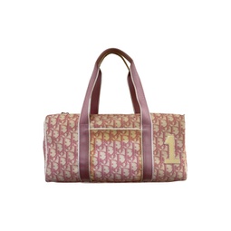 trotter canvas x patent leather handbag pink boston bag
