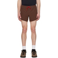 Brown 5in Training Shorts 241920M193005