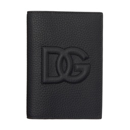 Black DG Logo Passport Holder 241003M164013