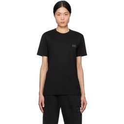 Black Branded T Shirt 241003M213018