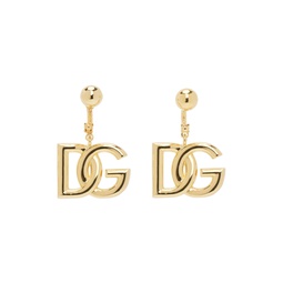 Gold Logo Earrings 241003F022004