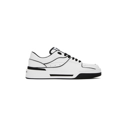 White   Black New Roma Sneakers 241003M237011