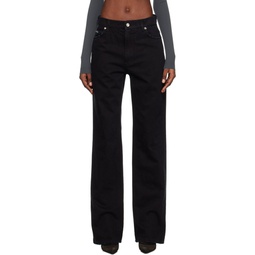 Black Kim Kardashian Edition Flared Jeans 231003F069006