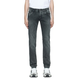 Gray Skinny Jeans 222003M191000