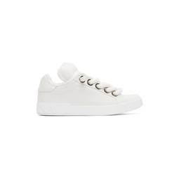 White Portofino Sneakers 231003M237072