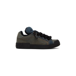 Blue Portofino Sneakers 231003M237075