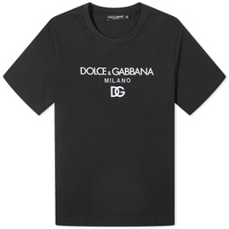 Dolce & Gabbana Logo Crew Neck T-Shirt Black