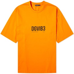 Dolce & Gabbana Vibe Centre Logo T-Shirt Orange