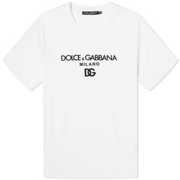 Dolce & Gabbana Logo Crew Neck T-Shirt White