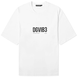 Dolce & Gabbana Vibe Centre Logo T-Shirt White