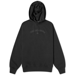 Dolce & Gabbana Number Logo Hoodie Black