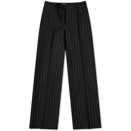 Dolce & Gabbana Striped Tailored Trousers Black