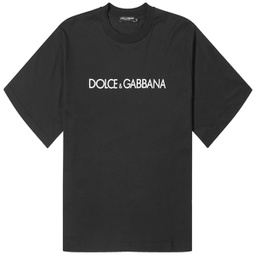 Dolce & Gabbana Large Logo T-Shirt Black
