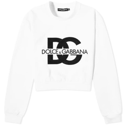 Dolce & Gabbana Large Logo Sweatshirt White