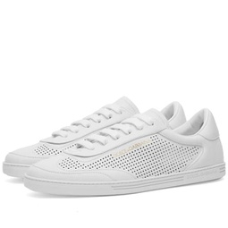Dolce & Gabbana Saint Tropez Perforated Leather Sneaker White