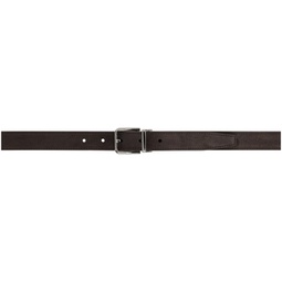 Brown Cintura No Logo Belt 241003M131012