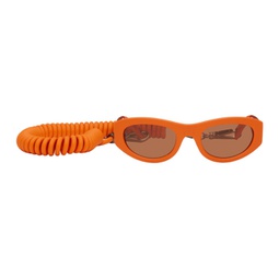 Orange Reborn To Live Sunglasses 231003M134019