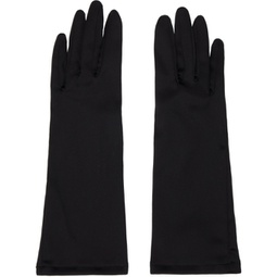 Black Short Gloves 232003F012002