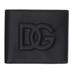 Black DG Logo Bifold Wallet 241003M164017