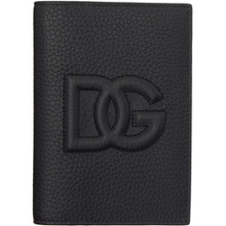 Black DG Logo Passport Holder 241003M164013