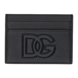 Black DG Logo Card Holder 241003M163011