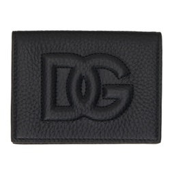 Black DG Logo Wallet 241003M164012